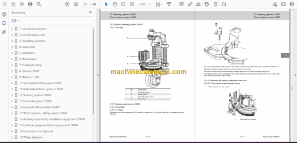 BT SPE120XR, SPE120XRD Electric Stacker Repair Manual - Image 4