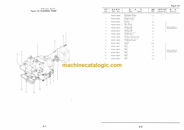 Furukawa HCR C180V Drill Rig Parts Manual - Image 2