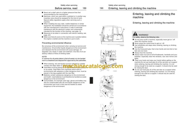 Volvo EC330C, EC360C, EC460C Excavator Operators Manual - Image 4