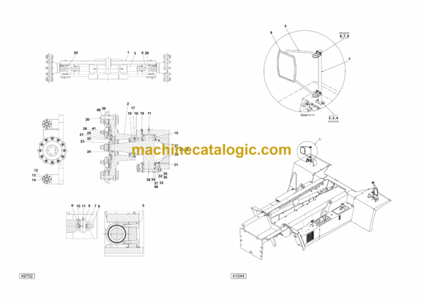 Kalmar DCF 180-250 Forklift Trucks 18-25 tonnes Spare Parts Catalogue - Image 4