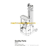 BT RRE200 Reach Truck Quality Parts Manual