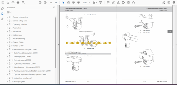 BT SWE140S, SWE145, SWE145L, SWE160, SWE160L, SWE200, SWE200L Pedestrian Stacker Repair Manual - Image 2