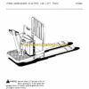 BT HT80W Hand Pallet Truck Operator and Parts Manual