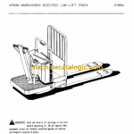 BT HT80W Hand Pallet Truck Operator and Parts Manual