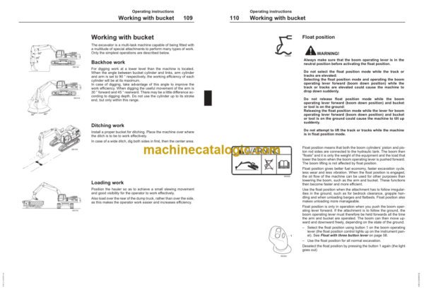 Volvo EC240B Excavator Operators Manual - Image 4