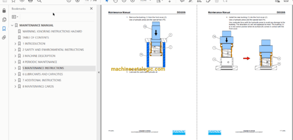 Sandvik DD320S Drilling Rig Full Documents (Service, Operator, Maintenance Manual and Parts Catalog) [L20D7244D] - Image 4