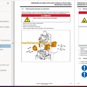 Sandvik DD421-60C Drilling Rig Full Documents (Service, Operator, Maintenance Manual and Parts Catalog) [113D34678]