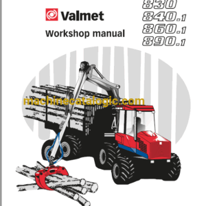 Komatsu Valmet 830, 840.1, 860.1, 890.1 Workshop Manual