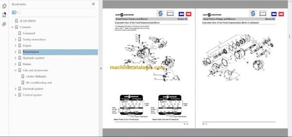 Komatsu Valmet 830, 840.1, 860.1, 890.1 Workshop Manual - Image 4