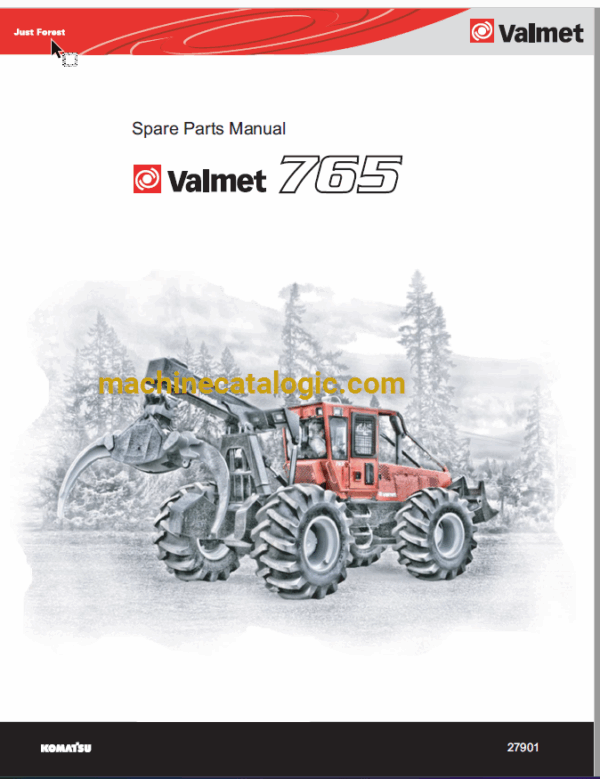 Komatsu Valmet 765 Parts Manual