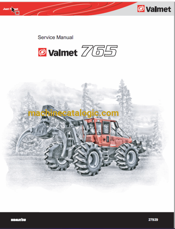 Komatsu Valmet 765 Service Manual