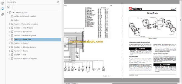 Komatsu Valmet 765 Service Manual - Image 3