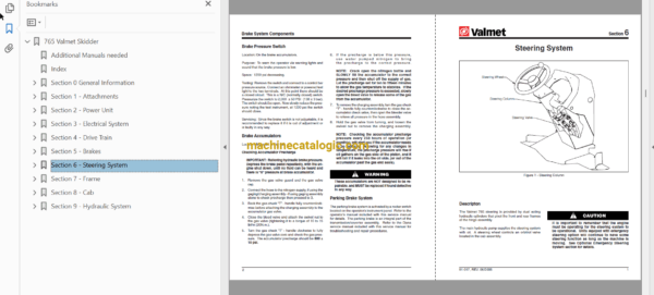 Komatsu Valmet 765 Service Manual - Image 4
