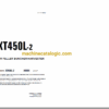 Komatsu XT450L-2 Crawler Feller Buncher, Harvester Parts Book (BEPB026600)