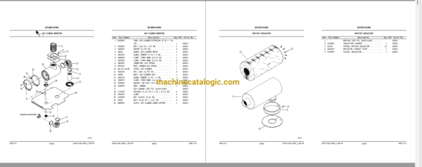 Komatsu XT450L-2 Crawler Feller Buncher, Harvester Parts Book (BEPB026600) - Image 3