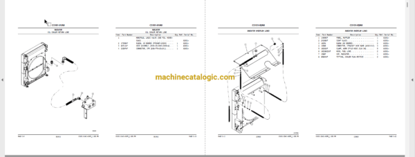 Komatsu XT450L-2 Crawler Feller Buncher, Harvester Parts Book (BEPB026600) - Image 4