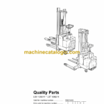BT LSV1250-11, LST1350-11 Pedestrian Stacker Quality Parts Manual
