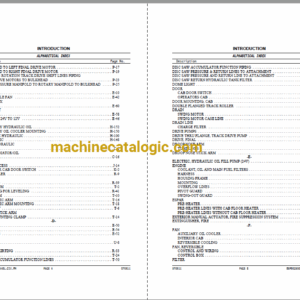 Komatsu XT445L-2 Crawler Feller Buncher, Harvester Parts Book (BEPB026500)
