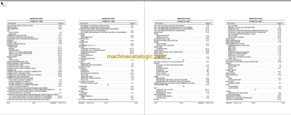Komatsu XT445L-2 Crawler Feller Buncher, Harvester Parts Book (BEPB026500) - Image 2
