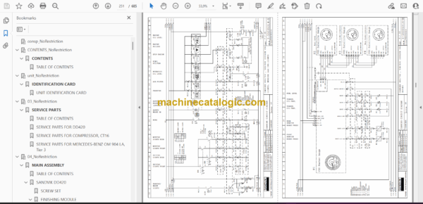 Sandvik DD420-40 Drill Rig Parts Manual (109D16023-1) - Image 2