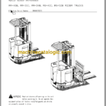 BT RR40B, RR30C, RR34B, RS40C, RS50B, RR45, RR45Z Rider Truck Service Manual