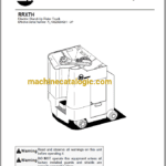 BT RRXTH Very Narrow Aisle Truck Parts Manual
