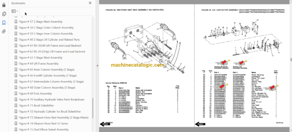 BT RS20, RS30, RS40, RR20, RDR25, RR30 Reach Truck Maintenance, Operators and Parts Manual - Image 4