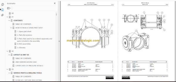 Sandvik DP1500i Drill Rig Parts Manual (113T16795-1) - Image 3