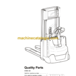 BT SWE120 Electric Stacker Quality Parts Manual