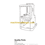 BT RR B8 Reach Truck Quality Parts Manual