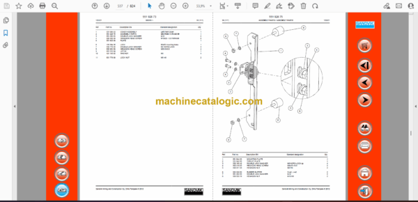 Sandvik DX800 Drill Rig Parts Manual (112T13397-1) - Image 2