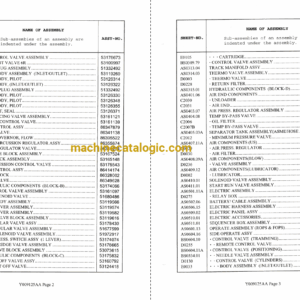 Ingersoll Rand ECM660-2 Blasthole Drill Rig Parts Manual
