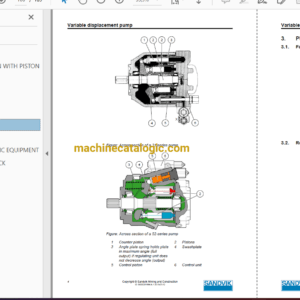 Sandvik DD421-60C Drilling Rig Full Documents (Service, Operator, Maintenance Manual and Parts Catalog) [113D34681]