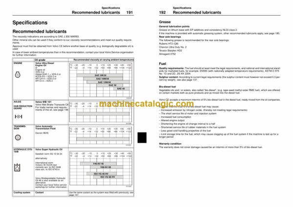 Volvo L150E, L180E, L220E Wheel Loader Operators Manual - Image 4