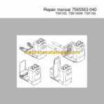 BT TSE100, TSE100W, TSE150 Tow Tractor Repair Manual