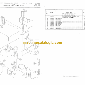 Ingersoll Rand LM401C Crawler Drilling Rigs Parts Manual (41062)