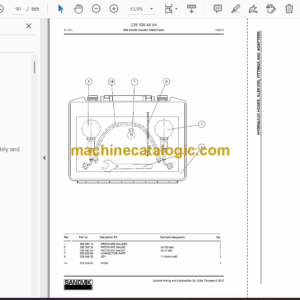 Sandvik DX800 Drill Rig Parts Manual (110T14205-1)