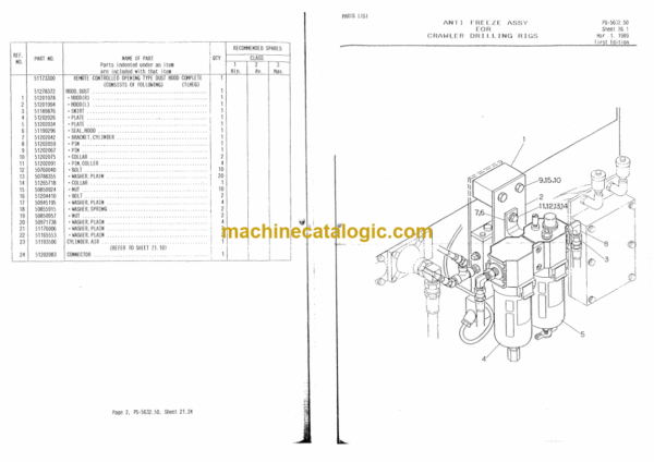 Ingersoll Rand LM401C Crawler Drilling Rigs Parts Manual (41062) - Image 4