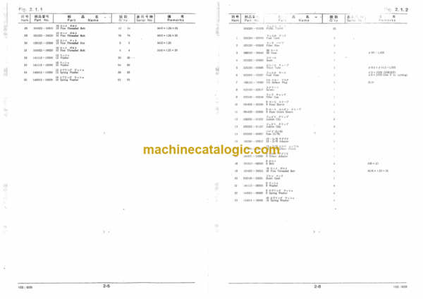 Furukawa HCR15S Series Drill Rig Parts Manual - Image 4
