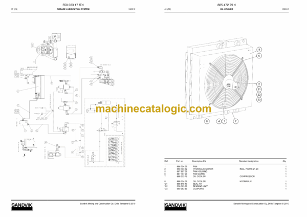 Sandvik DX800 Drill Rig Parts Manual (110T14205-1) - Image 4