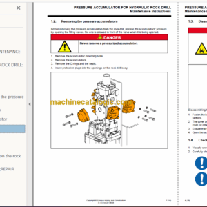 Sandvik DD421-60C Drilling Rig Full Documents (Service, Operator, Maintenance Manual and Parts Catalog) [113D34682]