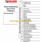 Kalmar DRG 420–450 Reachstackers 42-45 tonnes Workshop Manual