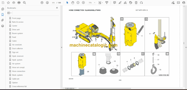 Atlas Copco T40 FlexiROC Parts Manual - Image 2