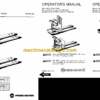 BT MX65 Forklift Operator and Parts Manual