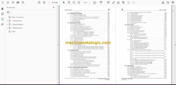Kalmar Agco AWF engines, AGCO Power, 5th Generation engines HD AP engines Workshop Service Manual - Image 2