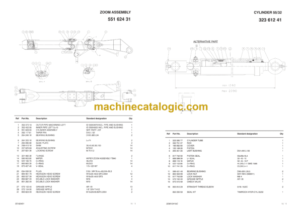 Sandvik DD320-40 Drill Rig Parts Manual (109D14093-1) - Image 4