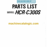 Furukawa HCR C300S Drill Rig Parts Manual