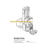 BT VCE125ACSF, VCE125ASF Very Narrow Aisle Truck Quality Parts Manual
