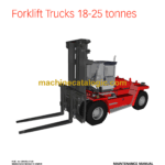 Kalmar DCF 180-250 Forklift Trucks 18-25 tonnes Maintenance Manual