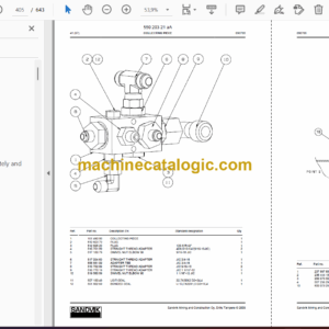 Sandvik DX800 Drill Rig Parts Manual (109T16056-1)